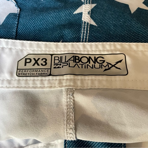 Billabong PX3 Platinum X Patriotic Flag Boardshorts, Waist 34 - Picture 11 of 13